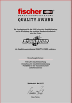 Fischer Quality Award